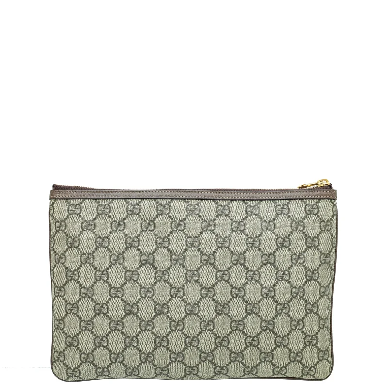 Women Gucci bags with a chain - link trim and a leather bodyGucci Multicolor Ophidia GG Pouch