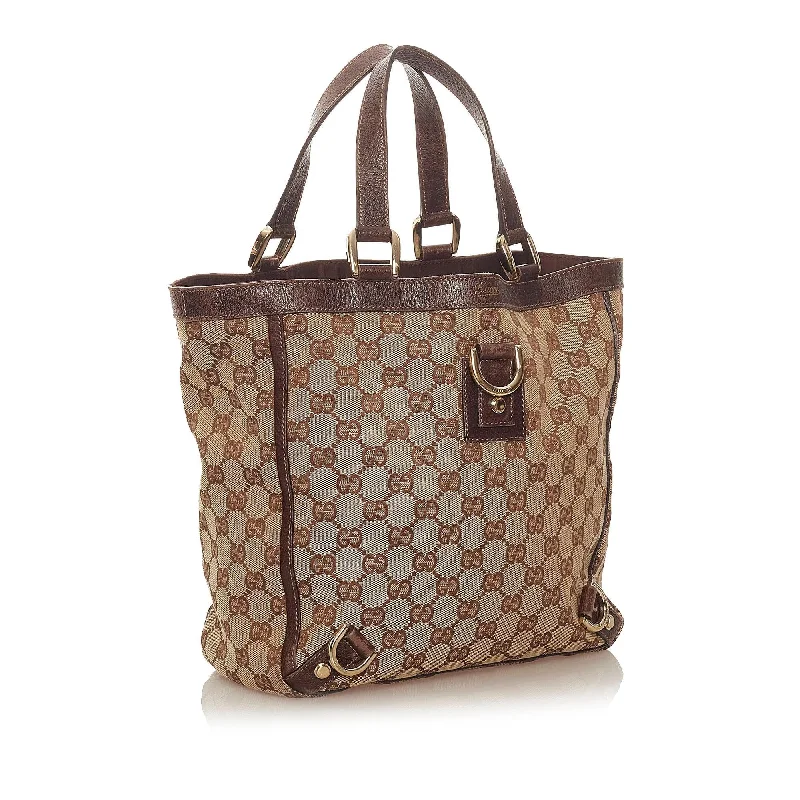 Women Gucci Sylvie bags with a detachable ribbon detailGucci GG Canvas Abbey D-Ring Handbag (28190)