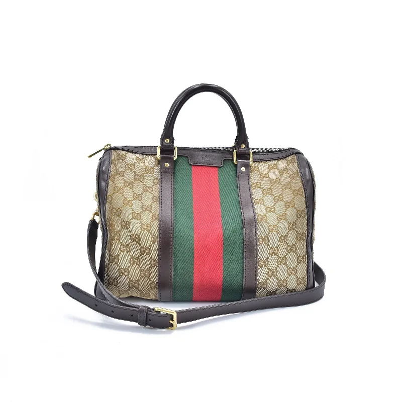 Women Gucci bags with a front - zip pocket for small itemsGucci Web Handbag