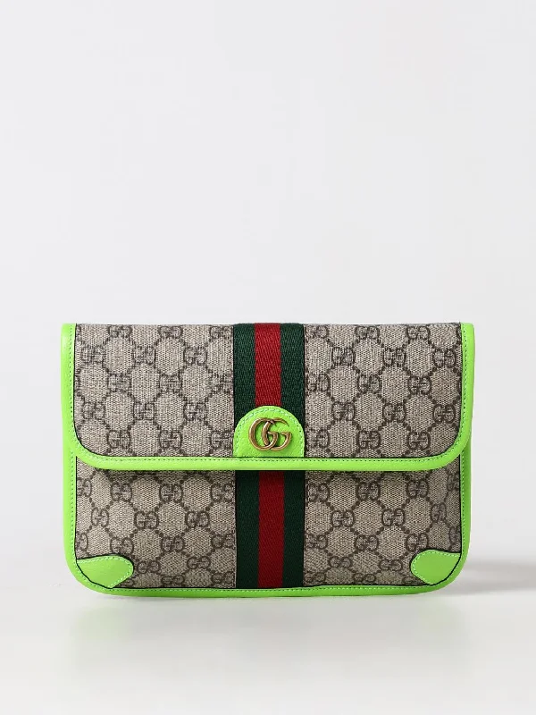 Gucci handbags for women with a patent - leather finishGucci Shoulder Bag Men Green Men