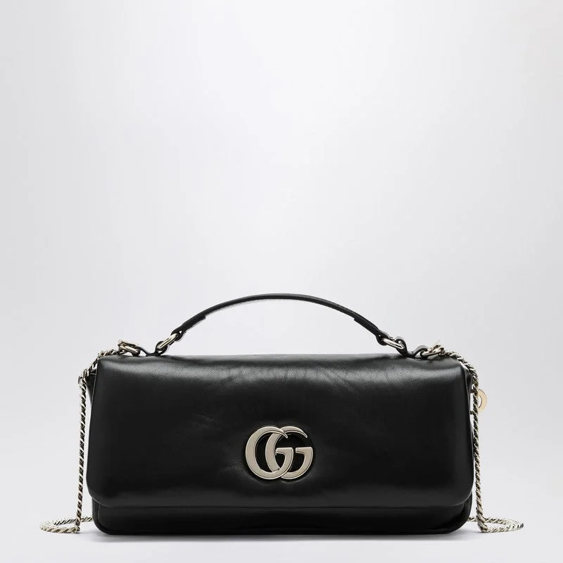 Gucci Marmont bags for women with a snakeskin - effect panelGucci Small Gg Milano Handbag Black Women