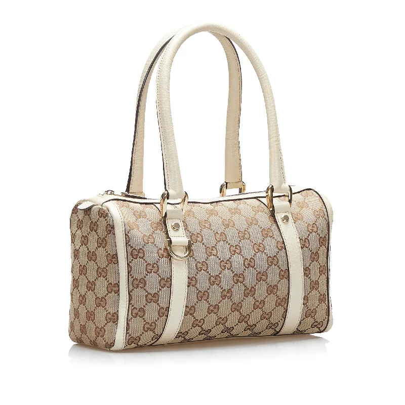 Women Gucci crossbody bags with a printed floral patternGucci GG Canvas Abbey Boston Bag (23XXQb)