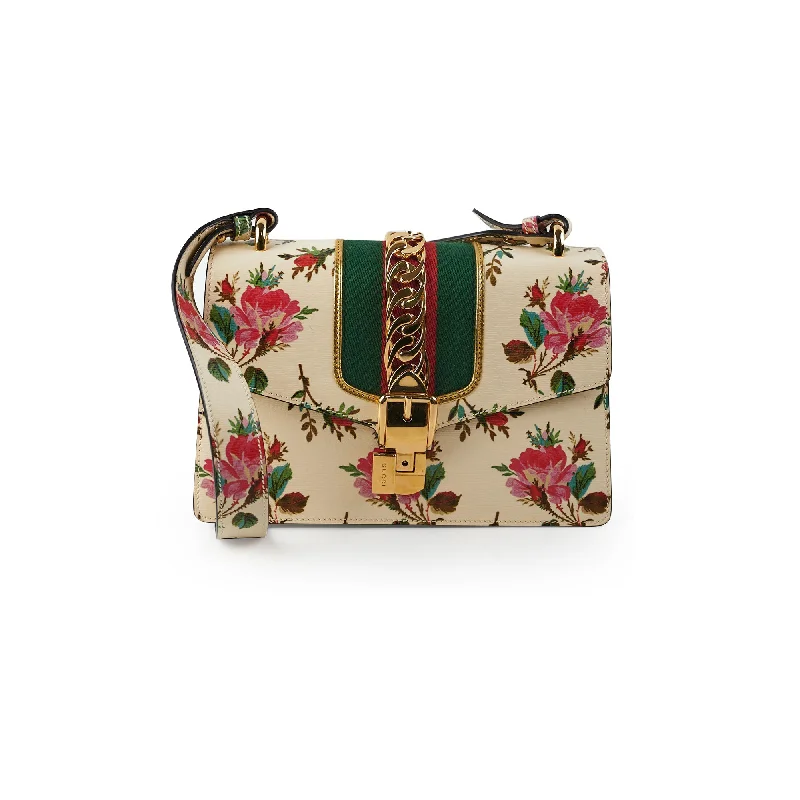 Ladies Gucci Dionysus bags with a chain - link shoulder strapGucci Seasonal Sylvie Bag