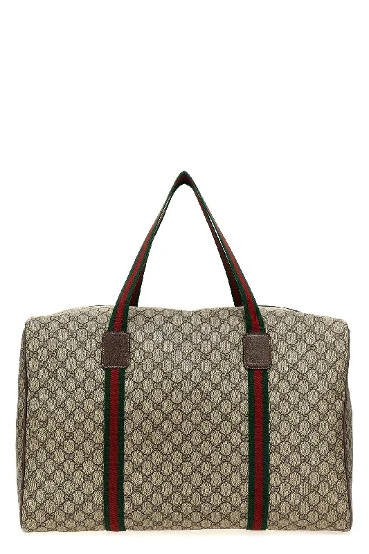 Women Gucci bags with a zippered interior pocketGucci Men 'Gg Supreme' Duffel Bag