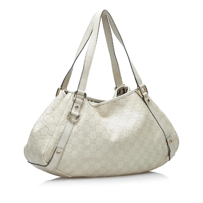 Ladies Gucci shoulder bags with a wide - width strapGucci Guccissima Abbey Shoulder Bag (SHG-lo5Mxl)