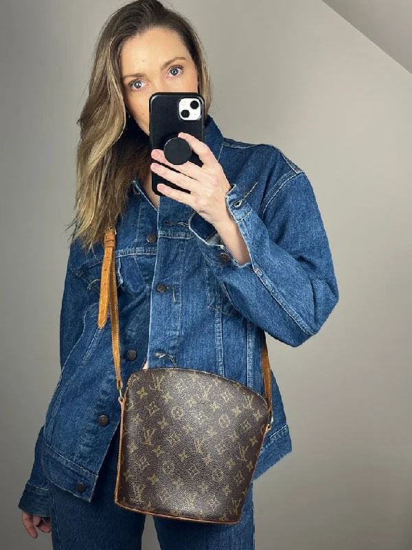 Louis Vuitton backpacks with a multi - pocket organization for functionalityLouis Vuitton Monogram Drouot Shoulder Bag