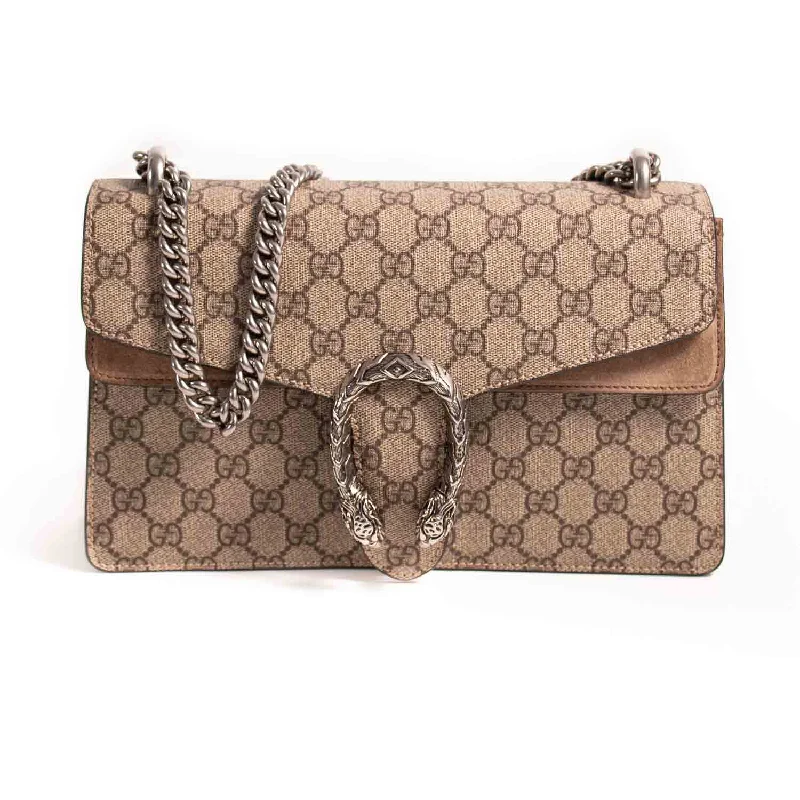 Women Gucci bags with a detachable mirror insideGucci Small GG Supreme Dionysus Bag