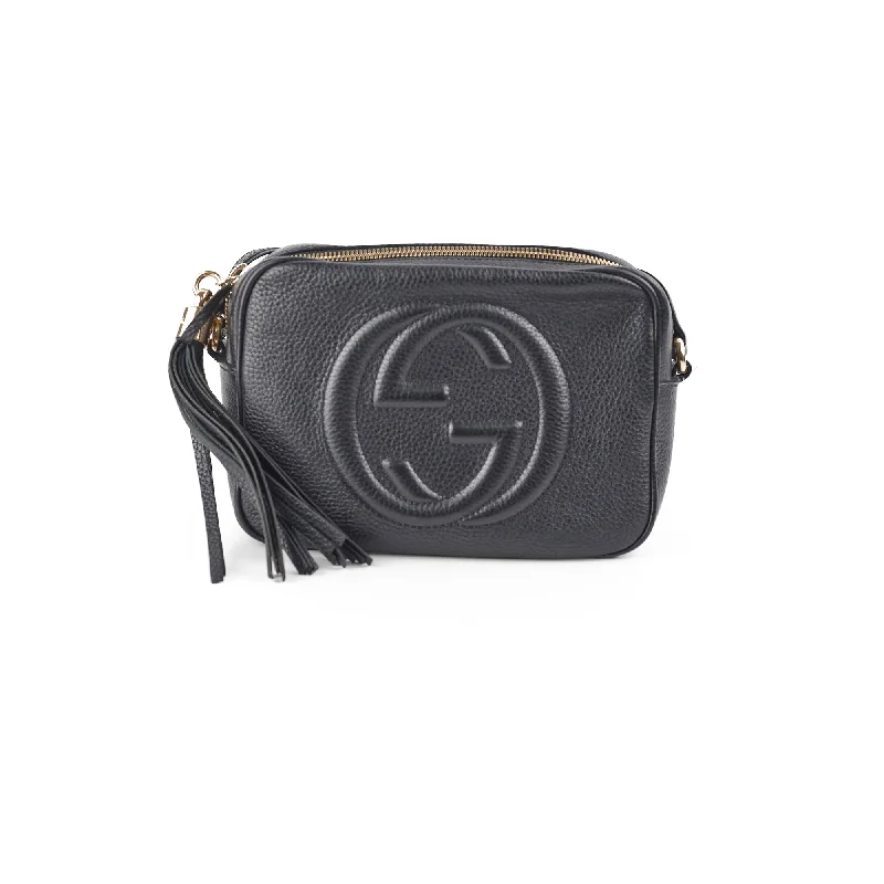 Medium - sized Women Gucci handbags for everyday useGucci Soho Disco Bag Black