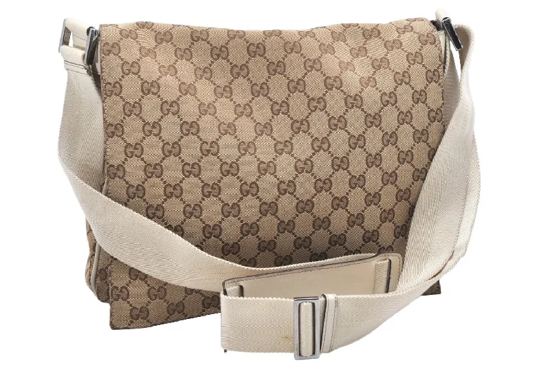 Gucci Dionysus bags for women with tiger - head claspsAuthentic GUCCI Shoulder Cross Body Bag GG Canvas Leather 146236 Brown 4688K