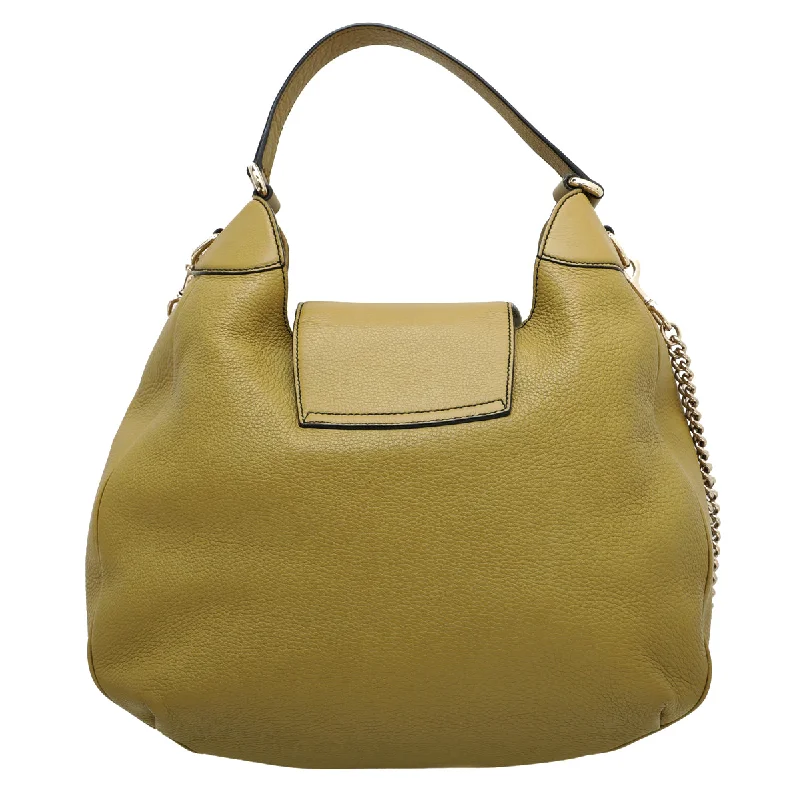 Women Gucci backpacks with a luxurious leather finishGucci Pale Olive Emily Hobo Bag