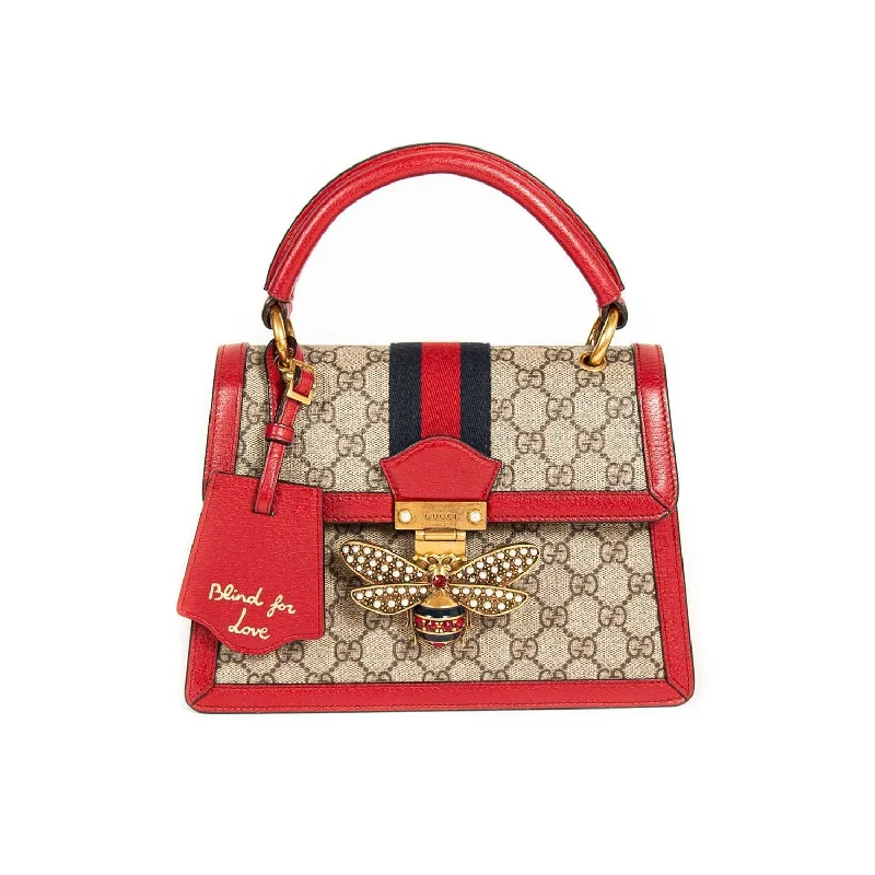 Gucci backpacks for women with a padded laptop compartmentGucci Small Queen Margaret GG Supreme Bag