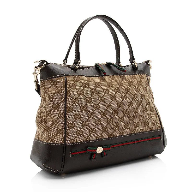 Gucci backpacks for women with a hidden back pocketGucci GG Canvas Mayfair Tote (SHF-cdridS)