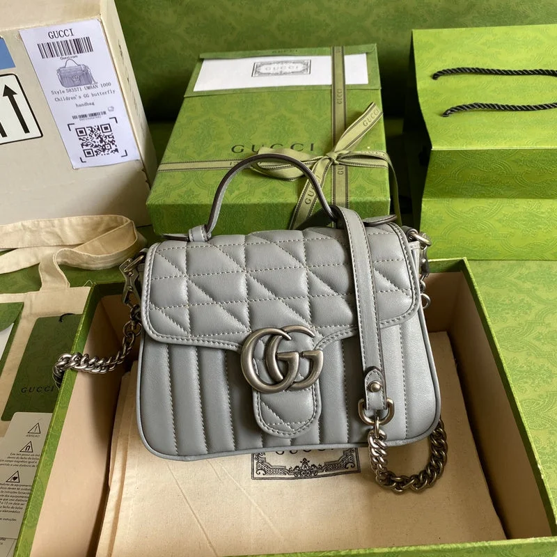 Women Gucci bags with a zip - around closure for securityWF - Gucci Bags - 1210