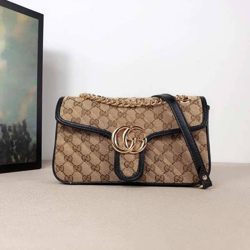 Women Gucci Sylvie bags with a leather - wrapped handleBC - GUCCI BAG - 2408