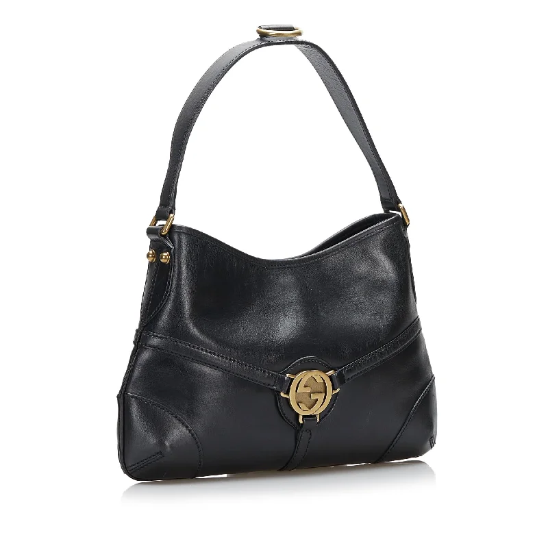 Women Gucci Sylvie bags featuring the signature web stripeGucci Reins Shoulder Bag (SHG-HMeYMy)