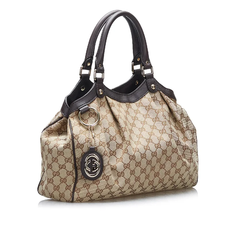 Ladies Gucci Dionysus bags with a detachable shoulder strapGucci GG Canvas Sukey (SHG-wl38gU)