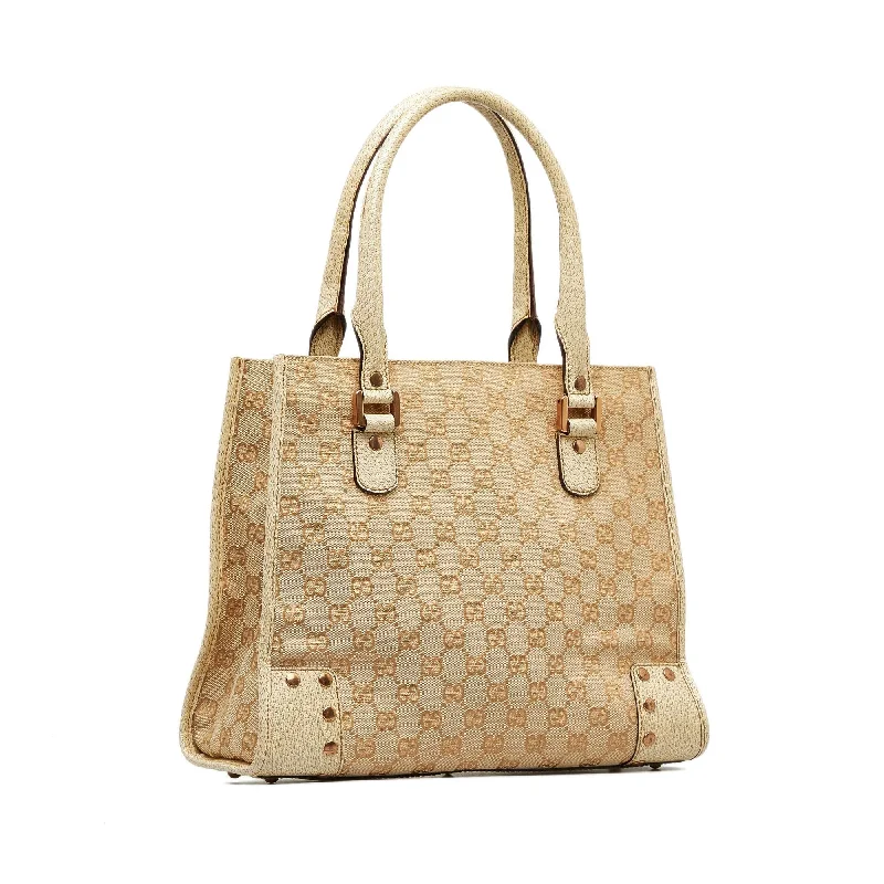 Women Gucci backpacks with a luxurious leather finishGucci GG Canvas Handbag (SHG-xGWvEg)