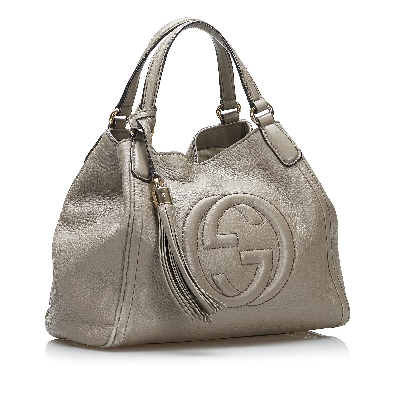 Gucci Marmont bags for women with gold - toned hardwareGucci Soho Satchel (SHG-cH7U1w)