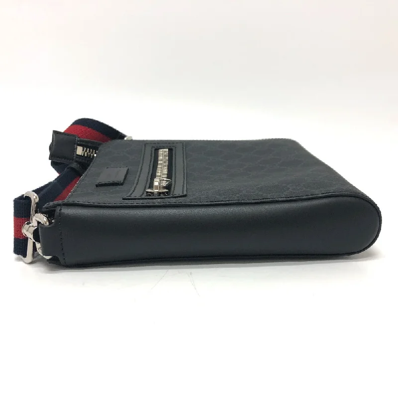 Gucci handbags for women with a metal - framed claspGUCCI Shoulder Bag 523599 GG Supreme Canvas gray GG Supreme Small messenger bag mens Used