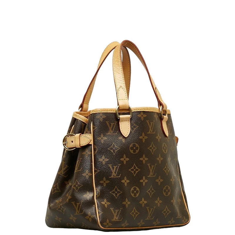 Louis Vuitton Alma bags with a leather - wrapped handle for a luxurious feelLouis Vuitton Monogram Batignol Handbag M51156 Brown PVC Leather  Louis Vuitton