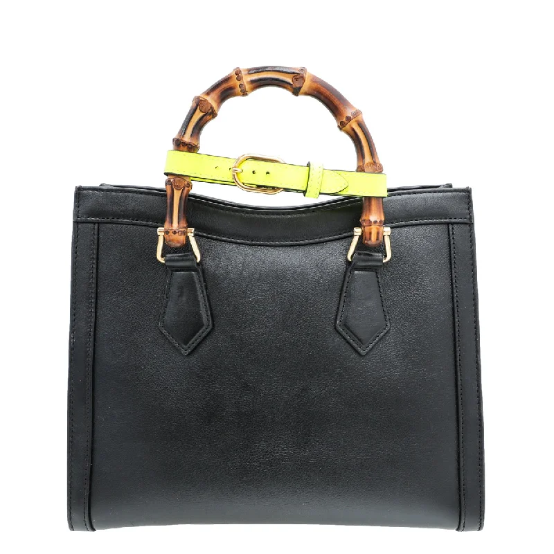 Gucci handbags for women with a back - zip pocketGucci Black Diana Small Tote Bag