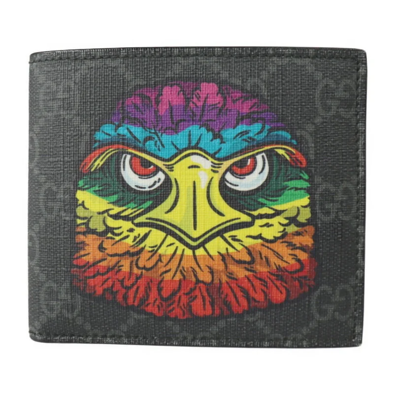 Ladies Gucci Dionysus bags with a detachable shoulder strapGucci coin wallet folio 451266 GG Supreme canvas gray multicolor eagle bird