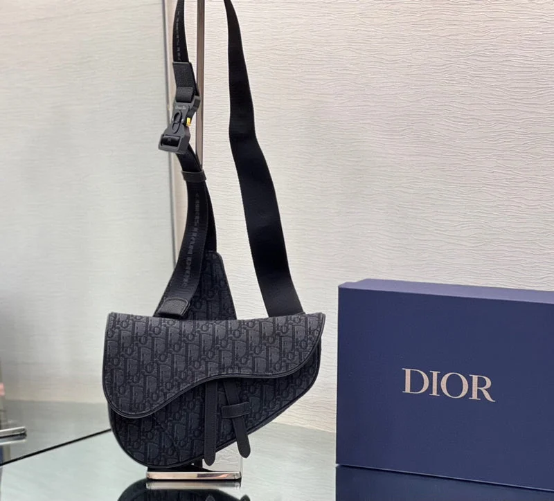 Christian Dior Saddle bags with a distressed leather finishBC - Dior Bags - 2290