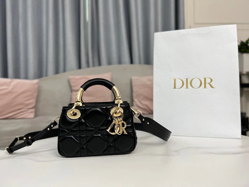 Christian Dior handbags with a detachable mirror for on - the - go touch - upsDior Bag