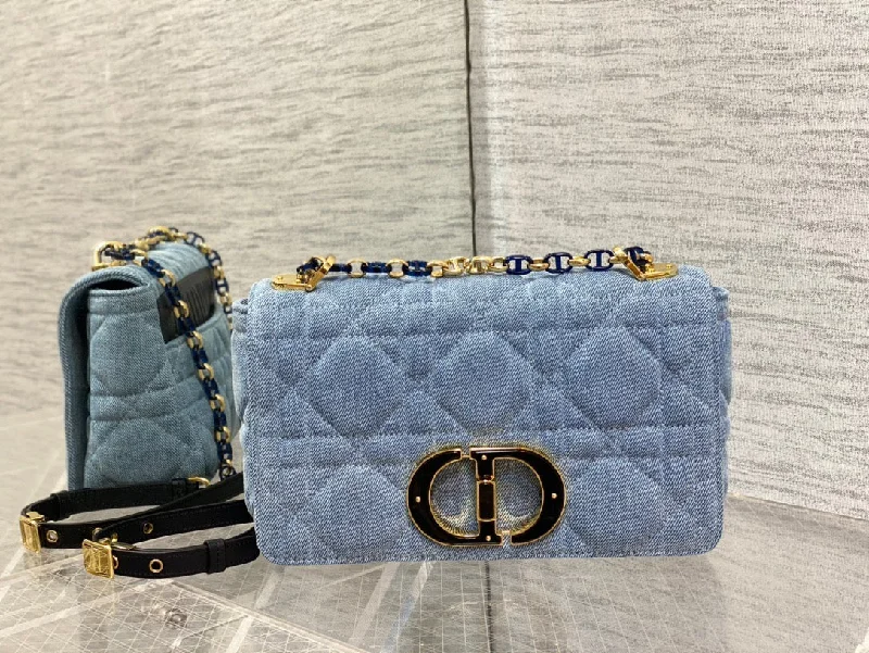 Trendsetting Christian Dior crossbody bags with a colorful strapChristian Dior MeChristian Diorum Caro Bag Blue