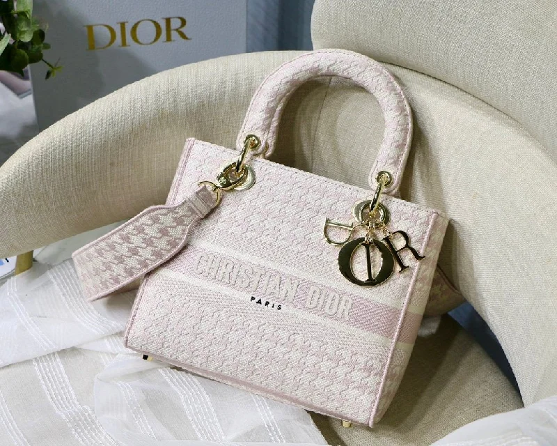 Christian Dior handbags with a back - pocket for quick storageChristian Dior MeChristian Diorum Lady D-Lite Bag