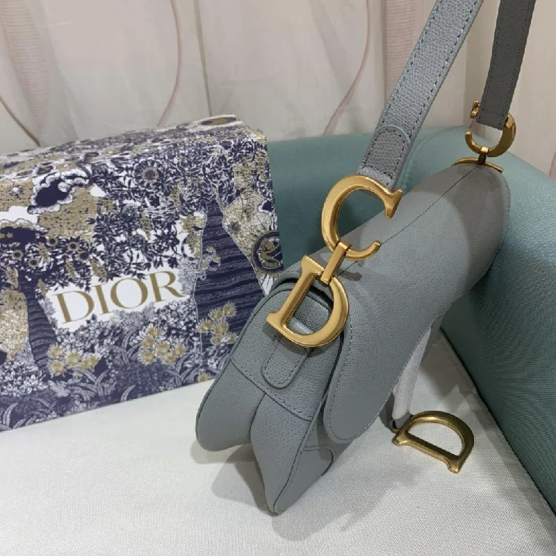 Christian Dior handbags with a back - pocket for quick storageChristian Dior Saddle Bag