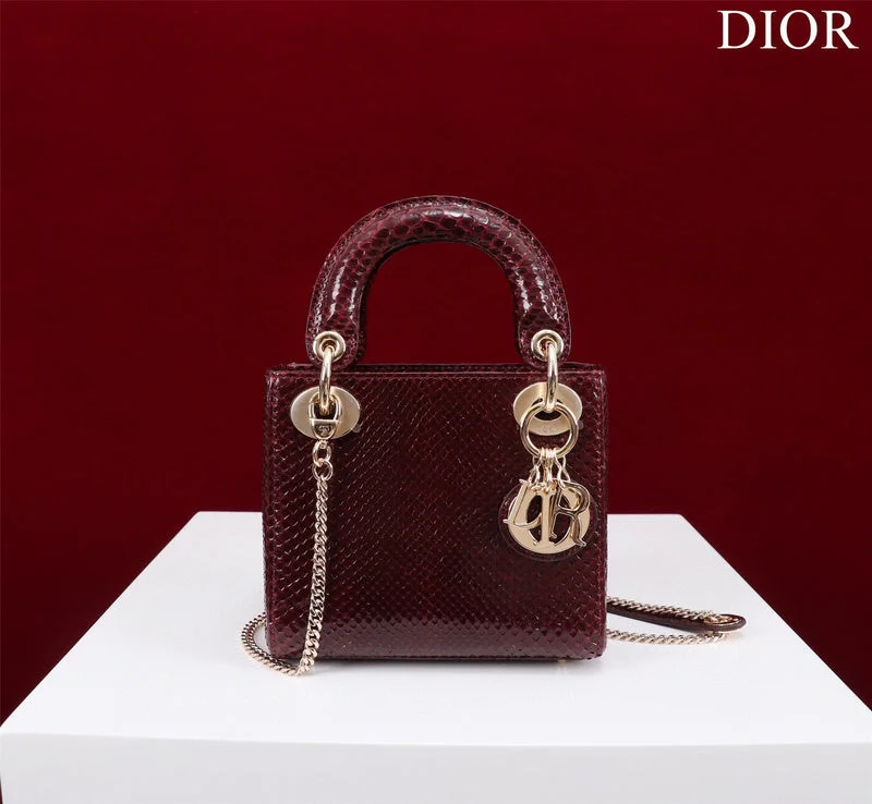 Christian Dior handbags with a snap - button closure and a decorative buckleWF - Dior Bags - 114