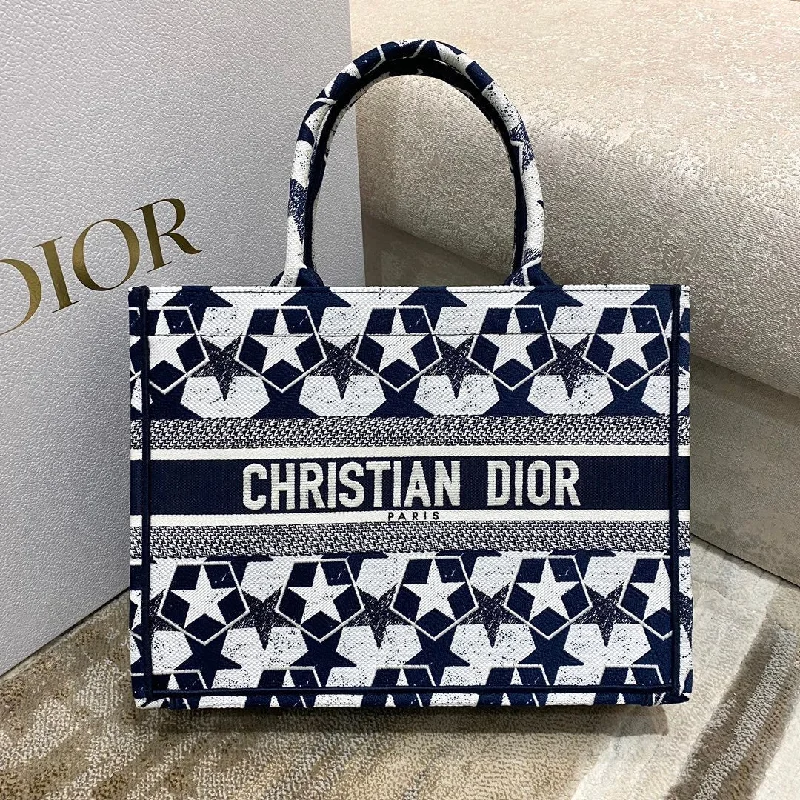 Christian Dior bags with a quilted pattern and gold - toned hardwareChristian Dior MeChristian Diorum Book Tote Bag