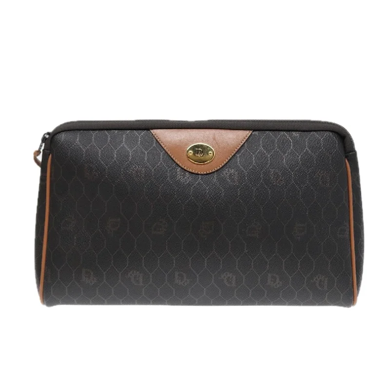 Christian Dior handbags with a back - pocket for quick storageDior Honeycomb Clutch Bag