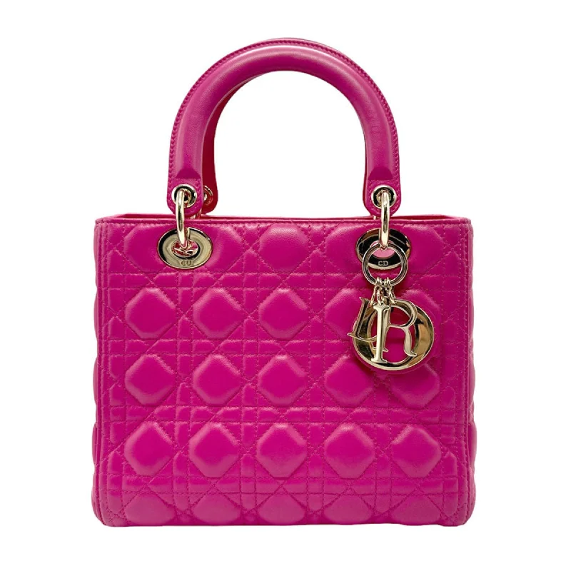 Christian Dior bags with a zip - top closure and multiple compartmentsDior Lady Dior Handbag